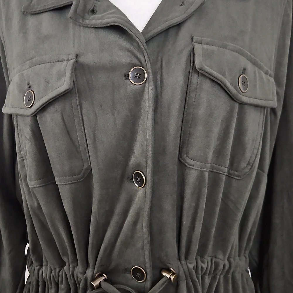 Torrid Faux Suede Shacket - Picture 2 of 6